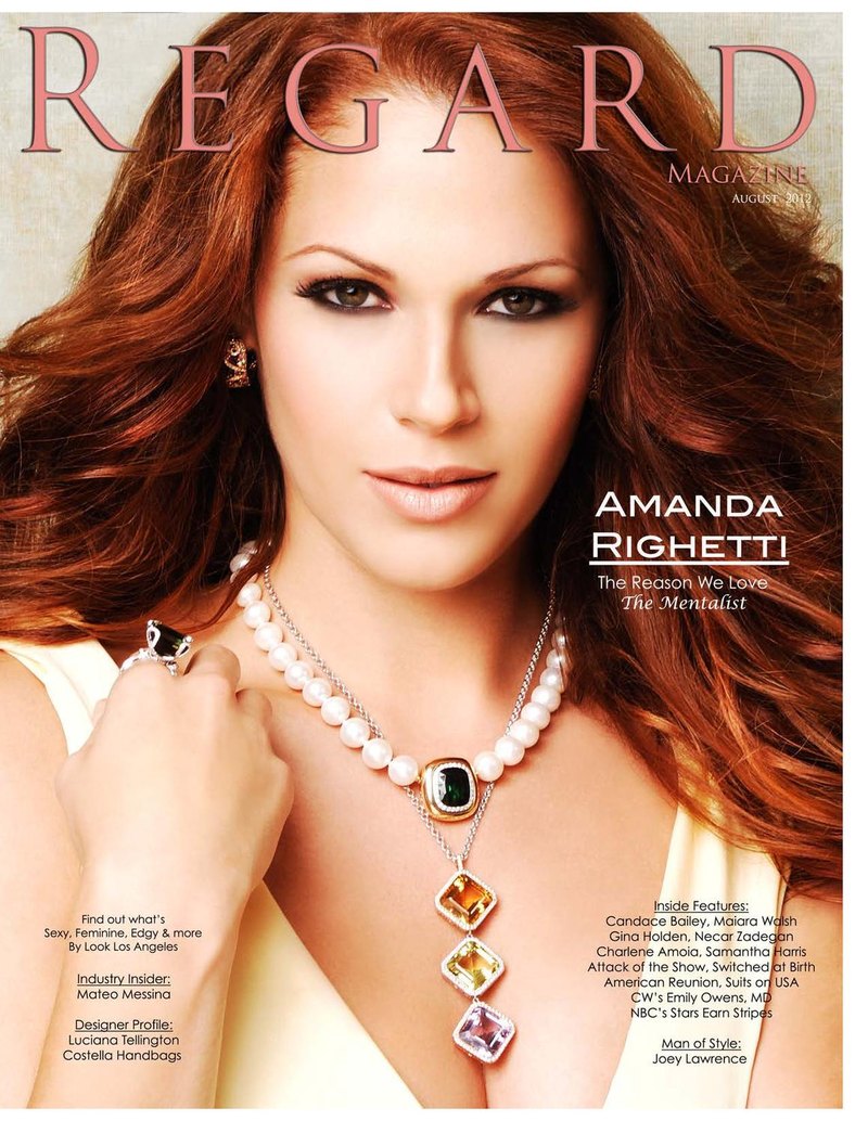 Amanda Righetti for Regard Magazine, August 2012
